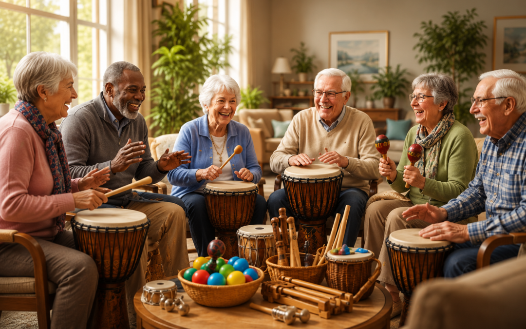 How Rhythm-Based Drumming Brings Joy and Connection to Senior Living Communities in Wisconsin