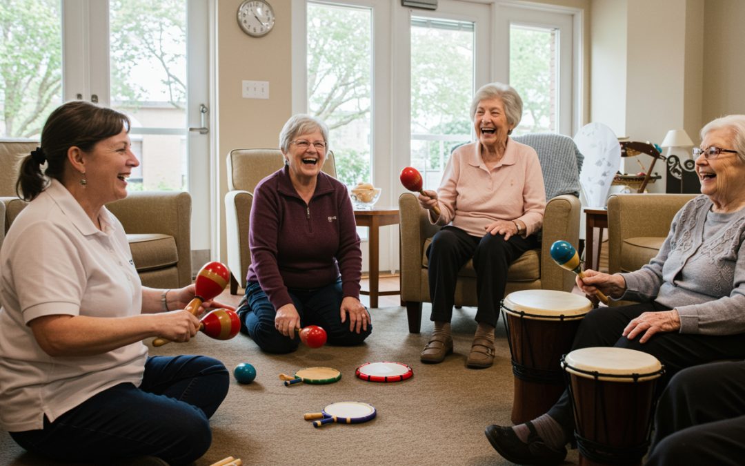 How Interactive Drumming Improves Quality of Life for Seniors